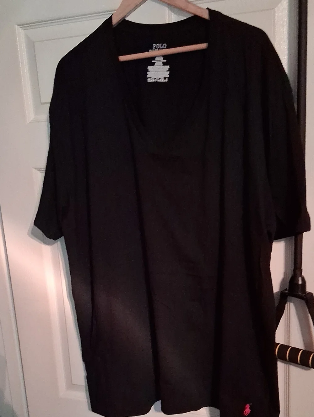 Polo by Ralph Lauren Men’s Black V-Neck Short Sleeve Tee (Set Of 3) 3XLT